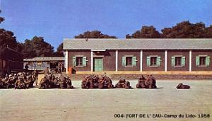 004- Fort de l'eau- camp du Lido- 1958